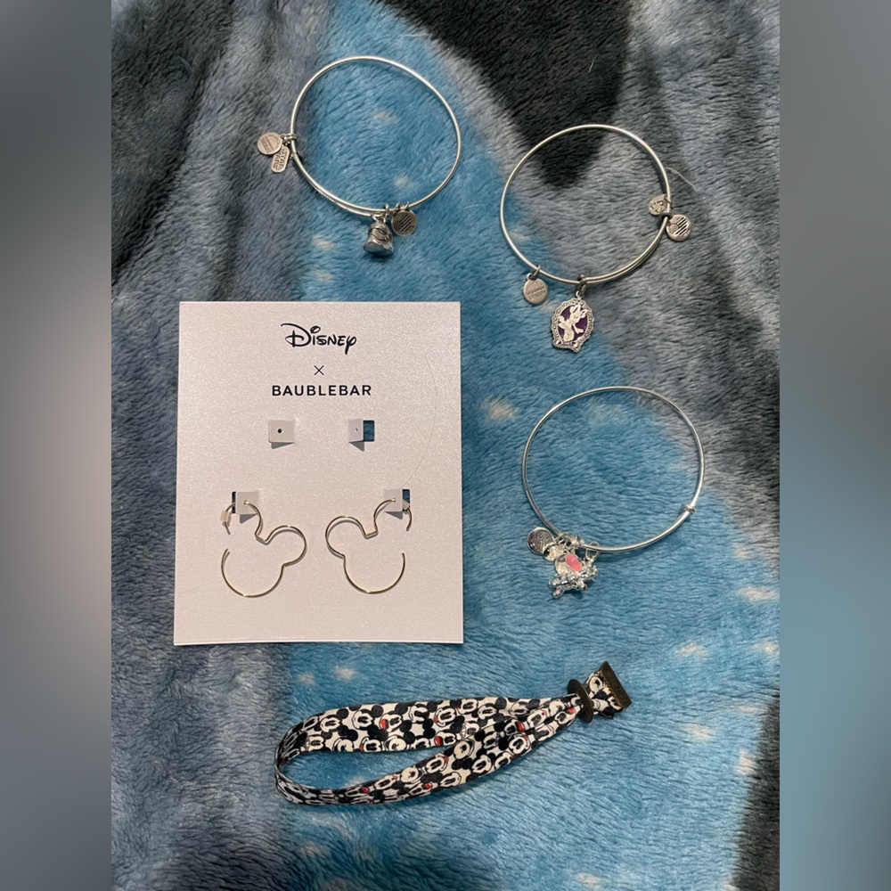 Lot of Disney baublebar and Alex and ani jewelry